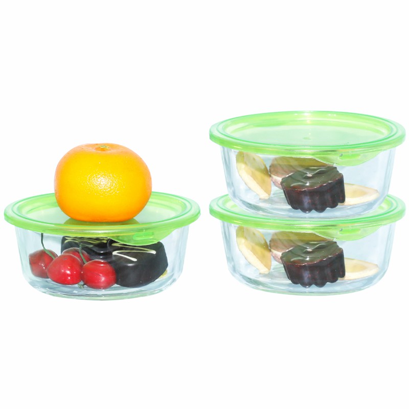 保鲜碗三件套绿色